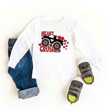 Heart Crusher Youth Long Sleeve Graphic Tee