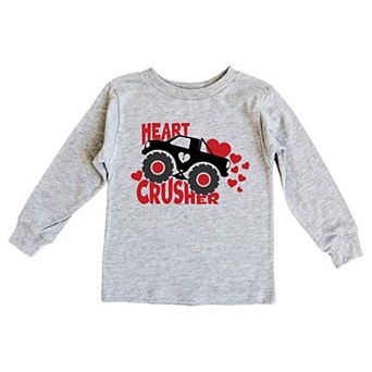 Heart Crusher Youth Long Sleeve Graphic Tee