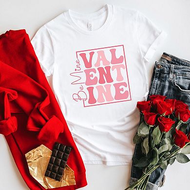 Be Mine Valentine Block Sweatshirt