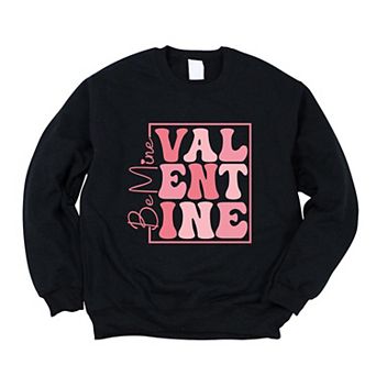 Be Mine Valentine Block Sweatshirt