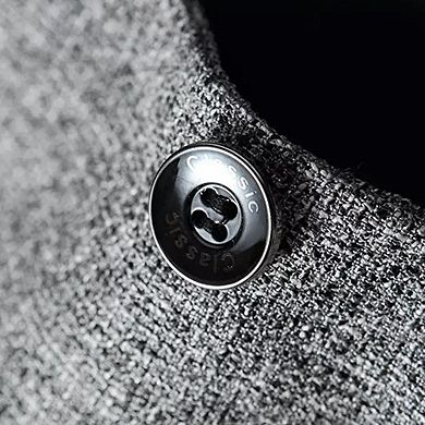 Mens Wool Blend Blazer Jacket Lightweight Herringbone Tweed Blazer Two Button Casual Suit Coat