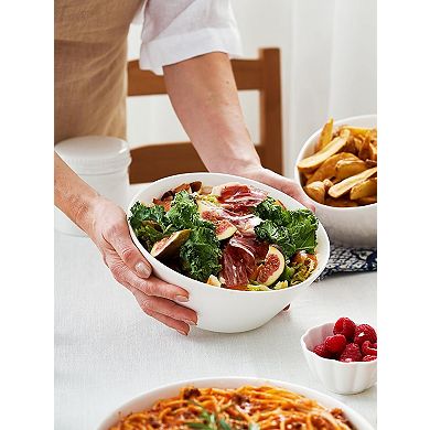 58.5 OZ Large Salad Bowls Set of 4, Ceramic Serving Bowls for Salad, Fruit, Pasta