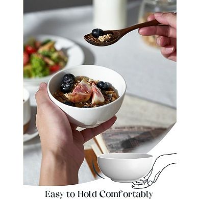 10 OZ Small Dessert Bowls - 4.5" Ceramic Cereal Bowls Set of 8