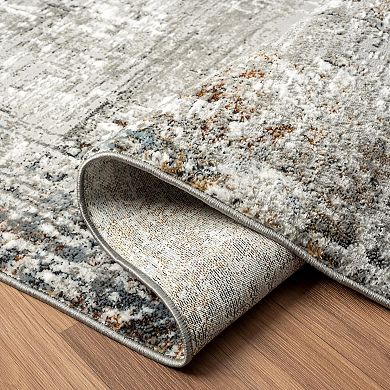 Luxe Weavers Modern Abstract Distressed Area Rug