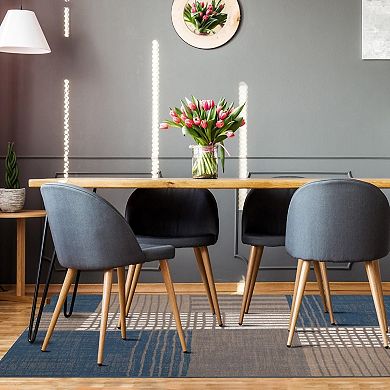 Luxe Weavers Modern Plaid Area Rug