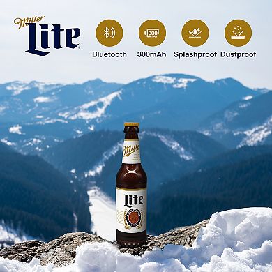 Miller Lite Bluetooth Bottle Speaker with Acrylic Case