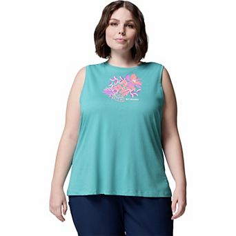 Plus Size Columbia Ruby Springs Graphic Tank Top