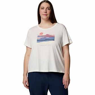 Plus Size Columbia Ruby Springs Graphic Scoop Neck Short Sleeve Tee