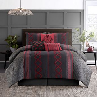 Nanshing Anthony Geometric Embroidered Comforter Set