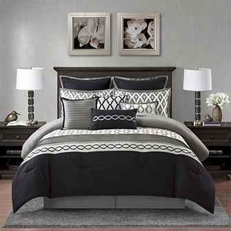 Nanshing Caval Geometric Jacquard Comforter Set