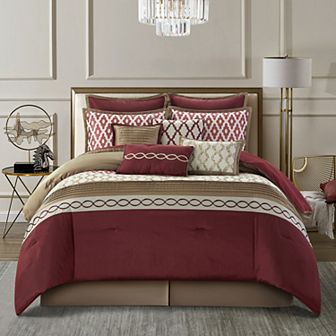 Nanshing Caval Geometric Jacquard Comforter Set