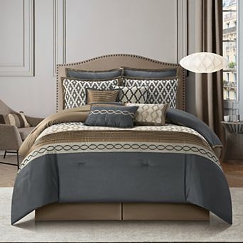 Nanshing Caval Geometric Jacquard Comforter Set