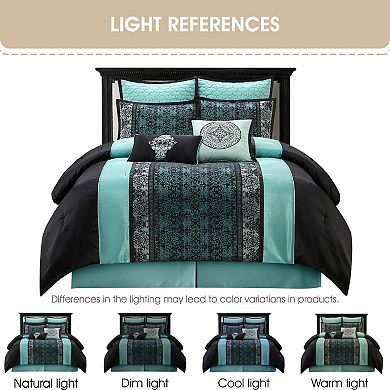 Nanshing Arabesque Damask Comforter Set
