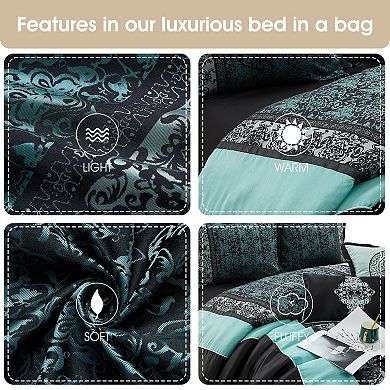 Nanshing Arabesque Damask Comforter Set