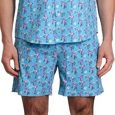 Men's 2-pc. 4-Way Stretch Swim Trunks & Short Sleeve Shirt Set