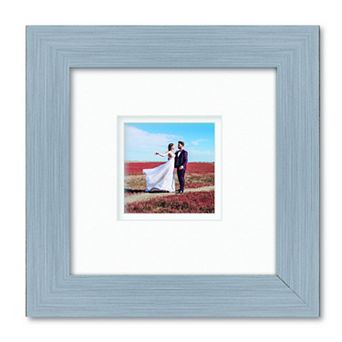 COURTSIDE MARKET Classic Hues Collection Grey 8x8 Photo Wall Frame