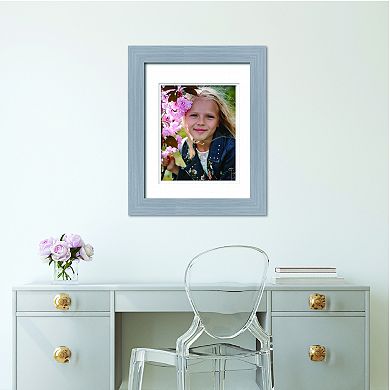 COURTSIDE MARKET Classic Hues Collection Grey 11x14 Photo Wall Frame