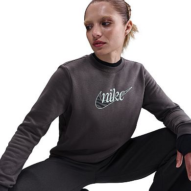 Women's Nike Club Crew Stripe Pullover