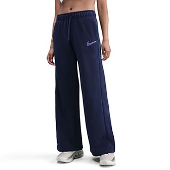 Women's Nike Club Fleece Midrise Wide Leg Pants