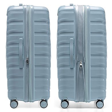 Happy Living Mindoro 3-Piece Hardside Spinner Luggage Set