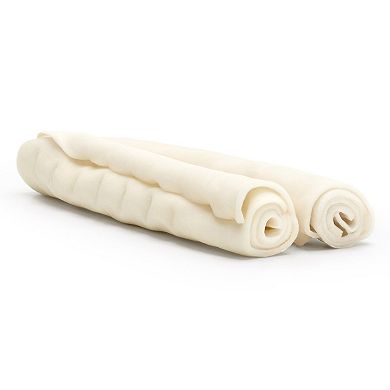 Treatly Large Natural Beefhide Rolls 2 Pack