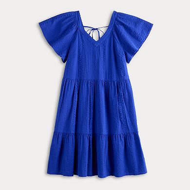 Women's Sonoma Goods For Life® V-Neck Tiered Dress