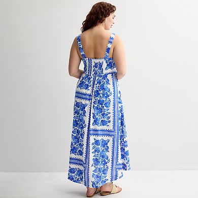 Plus Size Sonoma Goods For Life® Pintuck Tank Maxi Dress