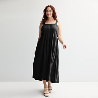 Plus Size Sonoma Goods For Life® Pintuck Tank Maxi Dress