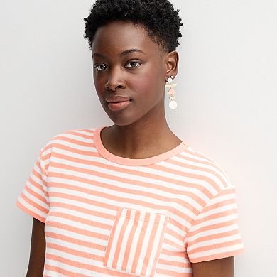 Women's Sonoma Goods For Life® Towel Terry T-Shirt Dress