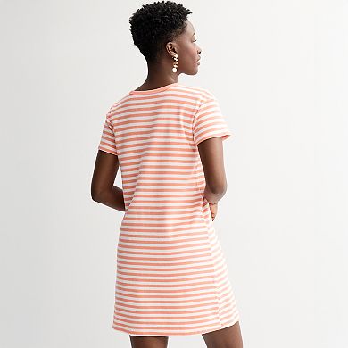 Women's Sonoma Goods For Life® Towel Terry T-Shirt Dress