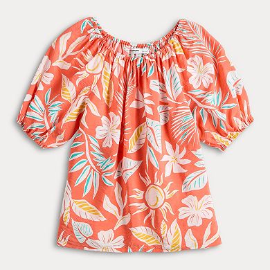 Women's Sonoma Goods For Life® Silk-Like Femme Peasant Top