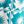 Teal Sun Print