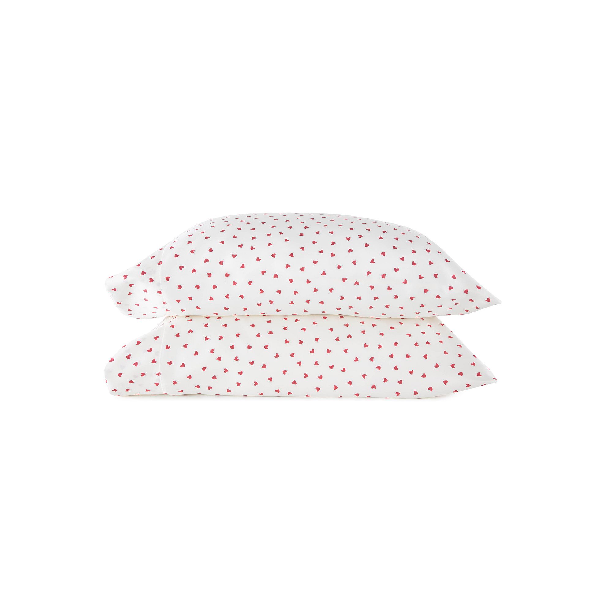 Martex Satin Lamour 2-pc. Pillowcase Set, White Red