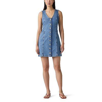 white christmas dresses LEVI'S Vianna Vest Dress