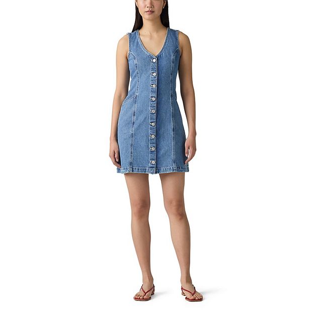 Women's Levi's Denim Vianna Vest Mini Dress