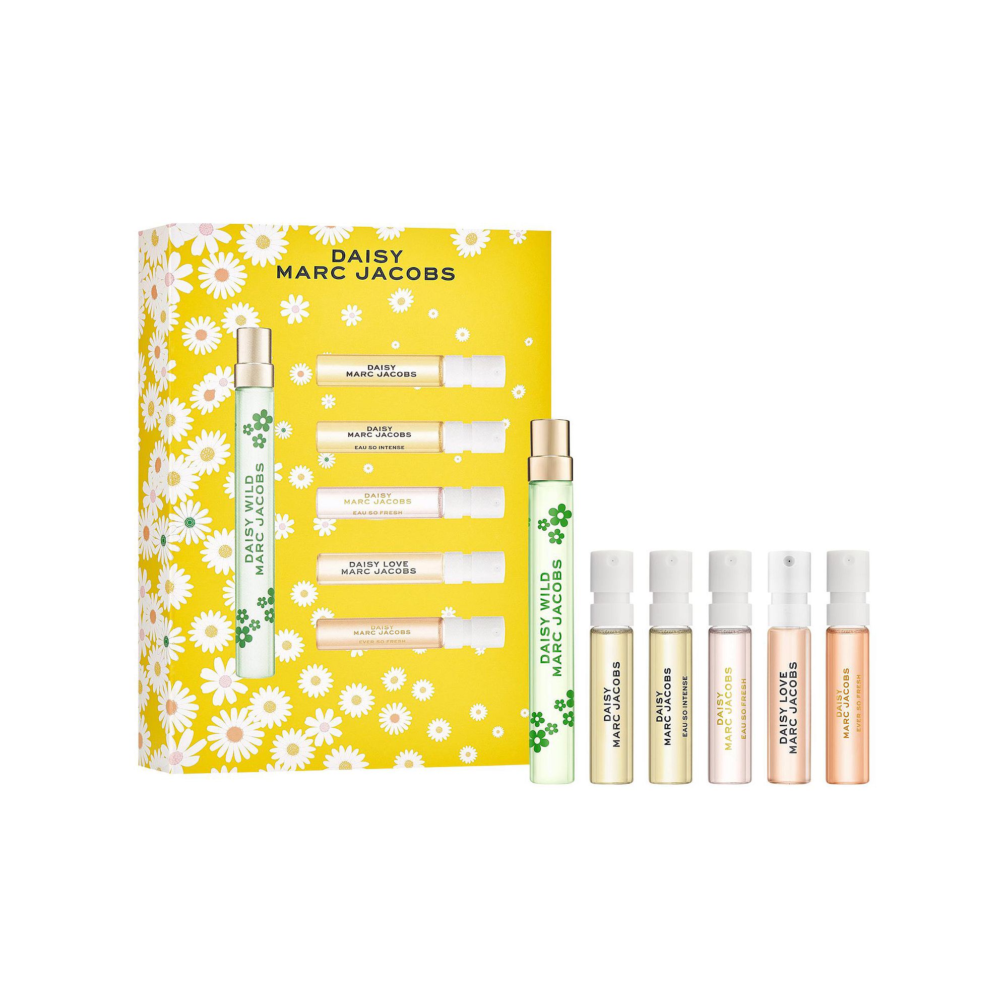 Marc Jacobs Fragrances Mini Daisy Collection Sampler Set with Daisy Wild Tr