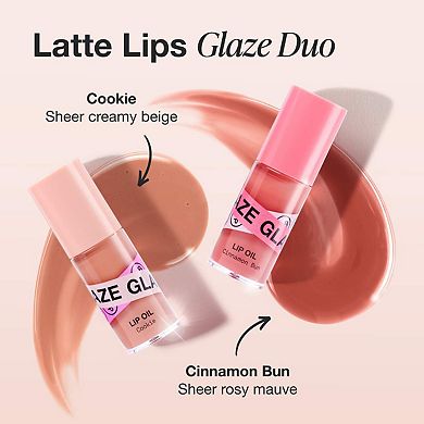 Latte Lips Glaze Lip Oil Lip Set