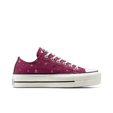 Converse Lift Ox Platform Women's Floral Casual Sneakers