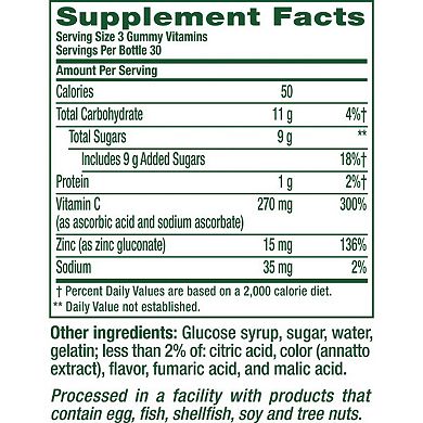vitafusion Power Zinc Gummy Vitamins