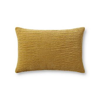 Loloi Solid Textured 13" x 21" Throw Pillow