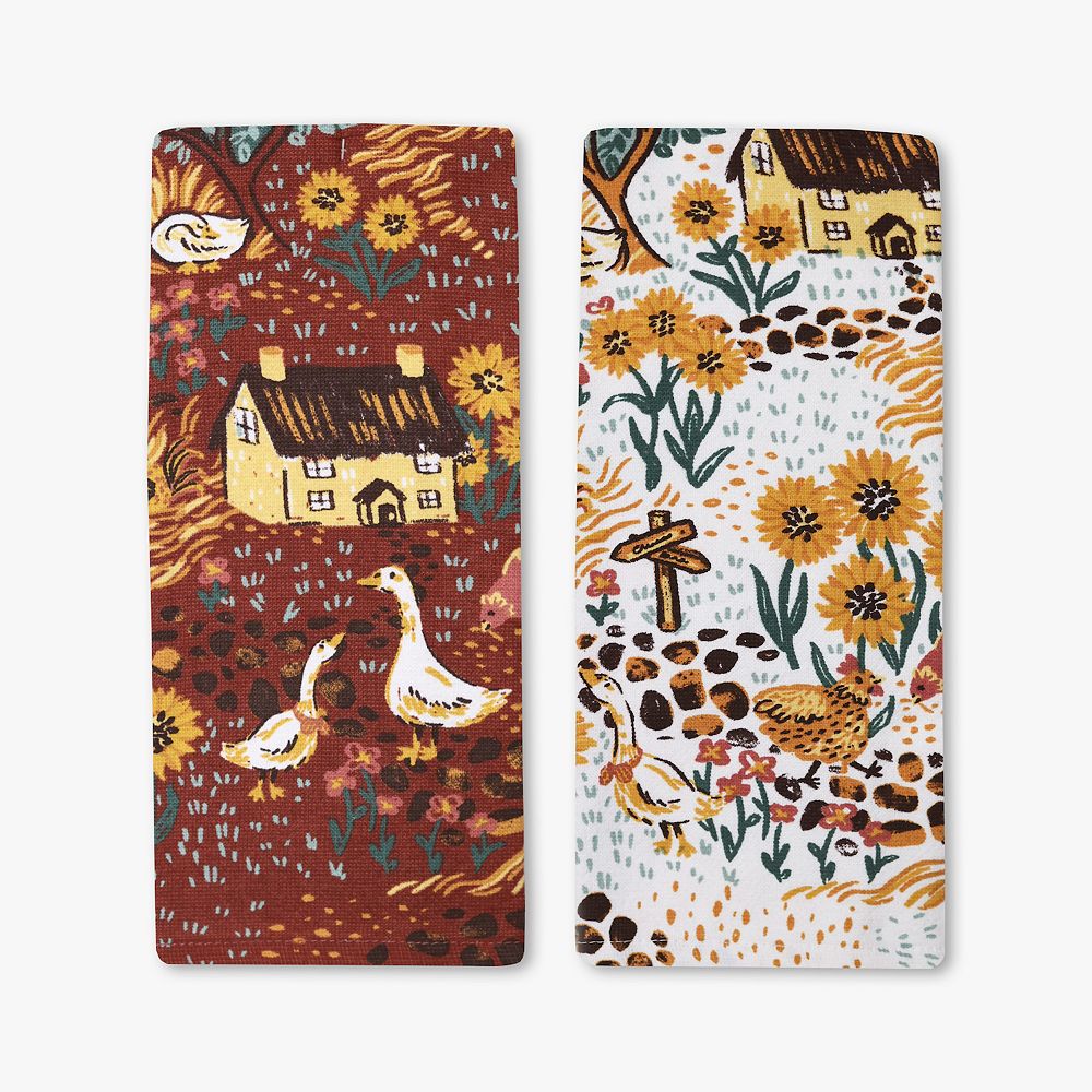 Celebrate Together™ Fall 2-Pack Gather Round Kitchen Towels