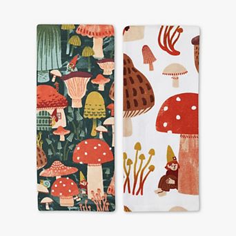Celebrate Together™ Fall 2-Pack Mushroom Home Kitchen Towels