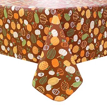 Celebrate Together™ Fall Pumpkin PEVA Tablecloth