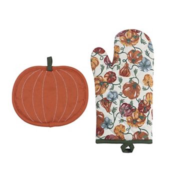 Celebrate Together™ Fall Pumpkin Oven Mitt & Pot Holder Set