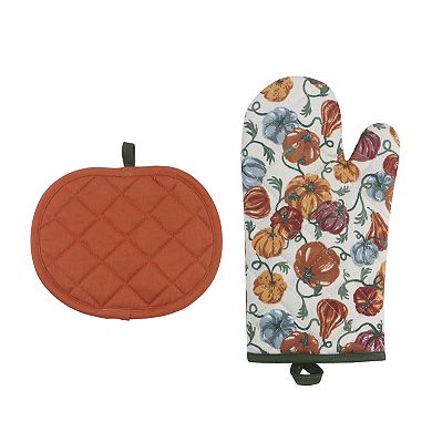 Celebrate Together™ Fall Pumpkin Oven Mitt & Pot Holder Set