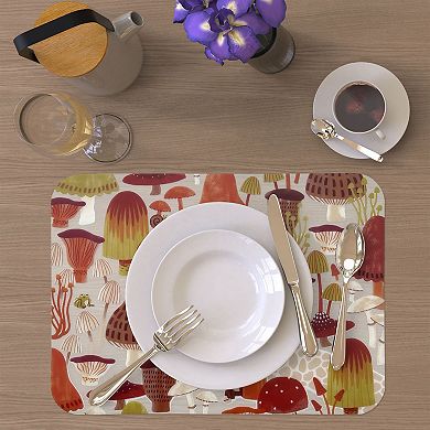 Celebrate Together™ Fall Mushroom Wipe-Clean Placemat