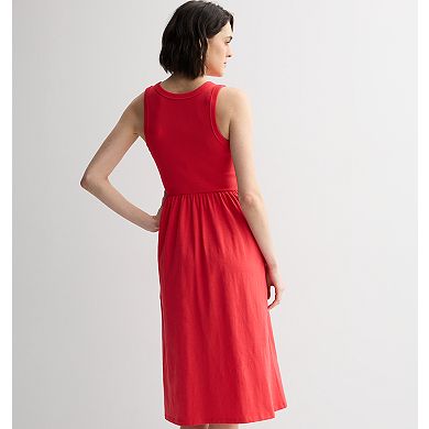 Women's Sonoma Goods For Life® Mixed Media Knit Dress