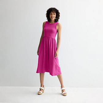 Women's Sonoma Goods For Life® Mixed Media Knit Dress