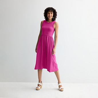 Women's Sonoma Goods For Life® Mixed Media Knit Dress