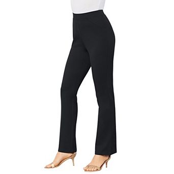 Roaman's Women's Plus Size Bootcut Ultimate Ponte Pant